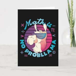 Matematik är inget ProbLlama Kort