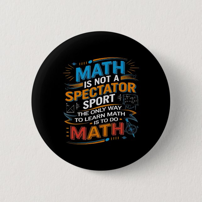 Matematik är inte en sport för åskådare Matematikl Knapp (Framsida)