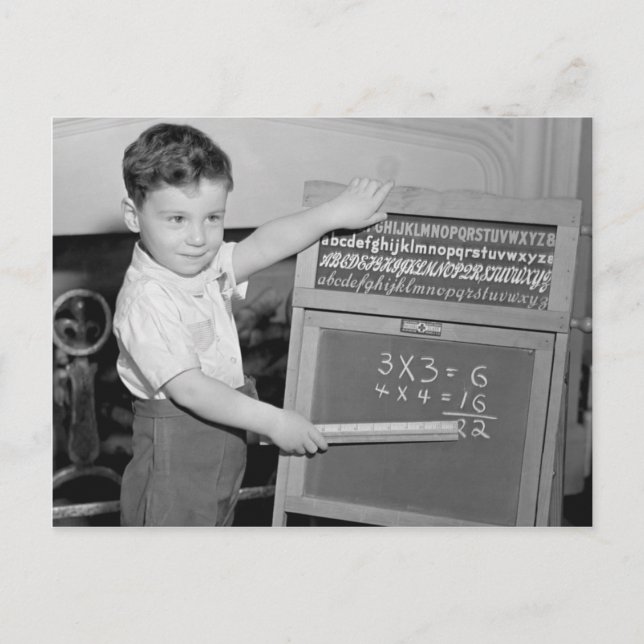 Matematik är lätt vykort (Framsida)