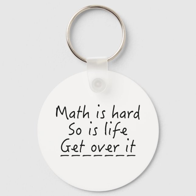 Matematik är svårt nyckelring (Framsida)