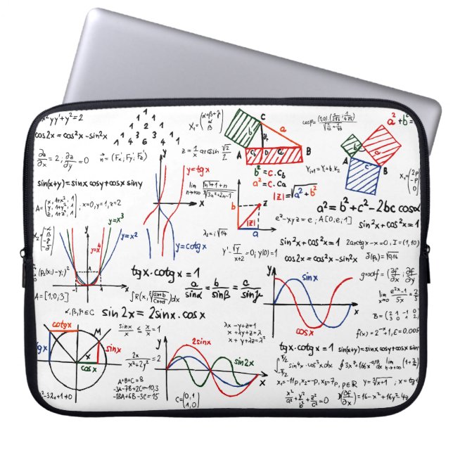 Matematik Chost Lakan Laptop sleeve (Framsidan)