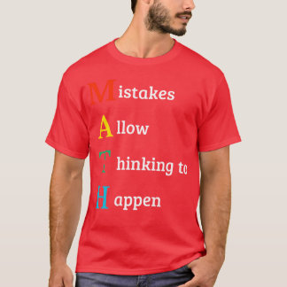 Matematik citat skola barn present t shirt