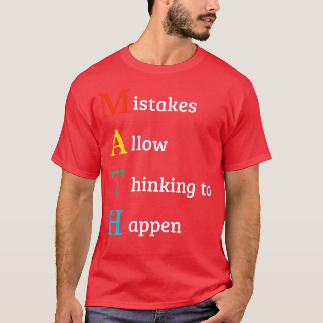 Matematik citat skola barn present t shirt (Framsida)