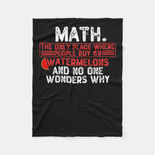 Matematik. Den enda Ställe där människor köper Fleecefilt