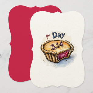 Matematik: Dessert: Roligt Pi Day Firande Inbjudningar