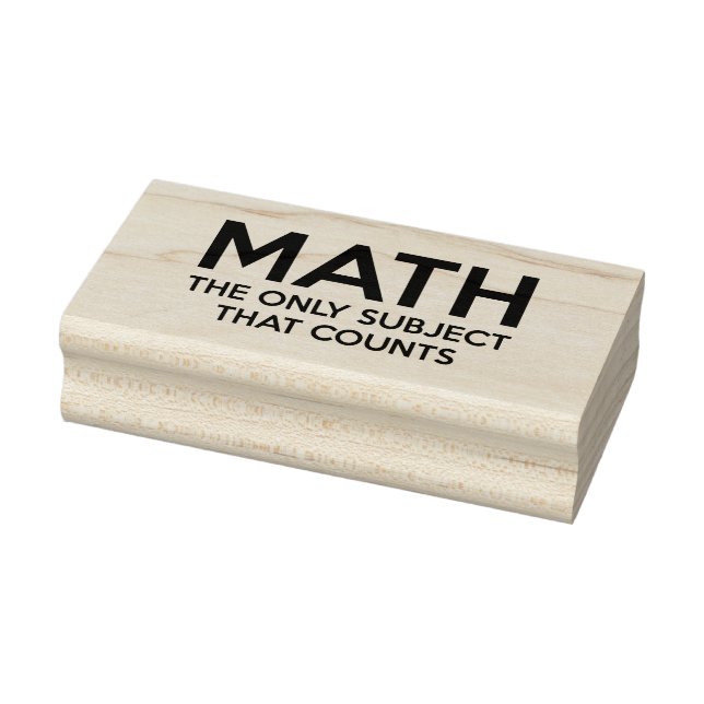 Matematik. Det enda subjekt som räknas Stämpel (Stämpel)
