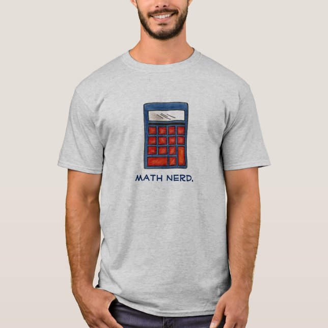 Matematik för matematik, matematik och matematik,  tee shirt (Framsida)