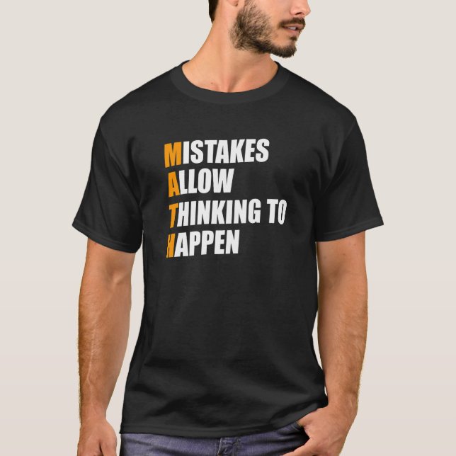 Matematik för matematik Nerd Roligt 2 T Shirt (Framsida)