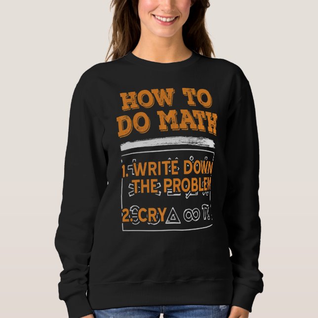 Matematik för matematik t shirt (Framsida)