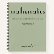 Matematik för Sage Grönt Black Personlig