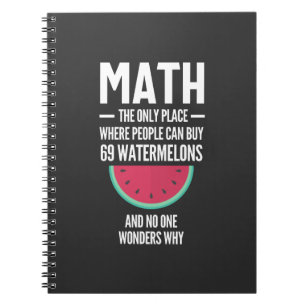 Matematik. Funny Math Sarcasm Quote Gift Anteckningsbok