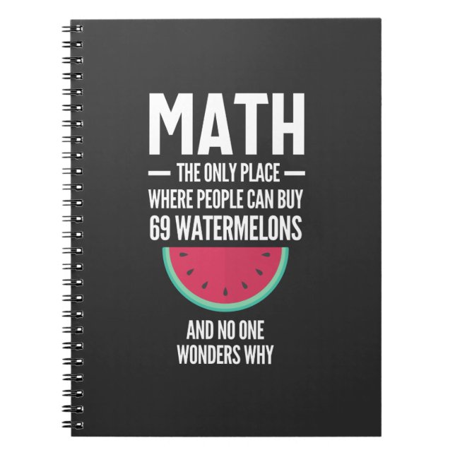 Matematik. Funny Math Sarcasm Quote Gift Anteckningsbok (Framsidan)