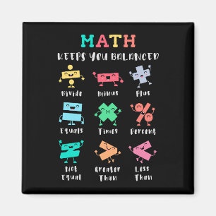Matematik håller dig balanserad magnet