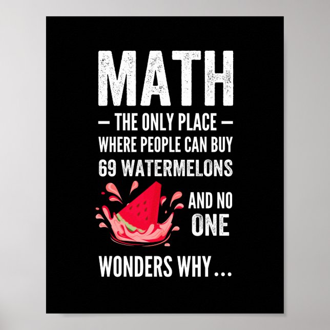 Matematik humor poster (Framsidan)