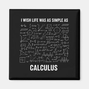 Matematik - Jag önskar livet var lika enkelt som b Magnet