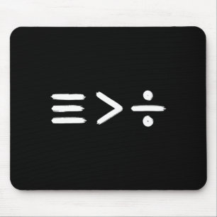 Matematik Jämlikhet > Division Matematik Symbol St Musmatta