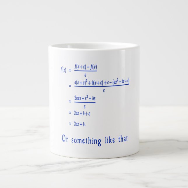 Matematik Jumbo Mugg (Framsidan)