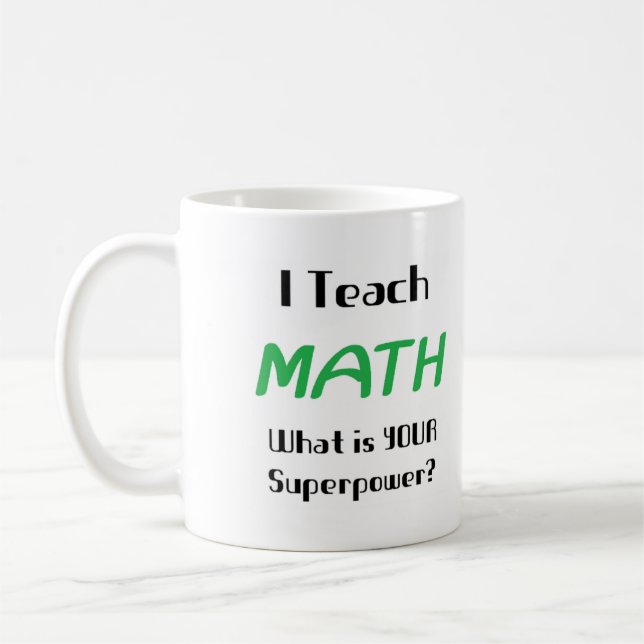 matematik kaffemugg (Vänster)