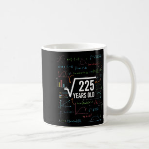 Matematik Kvadratrot 225 År Gammal, Rolig Matemati Kaffemugg