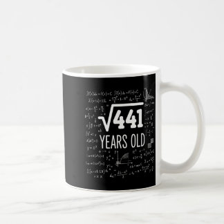 Matematik Kvadratrot 441 år gammal, smart matte Kaffemugg