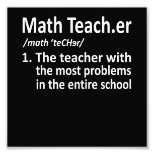 Matematik Math Student Fototryck