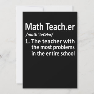 Matematik Math Student Tack Kort