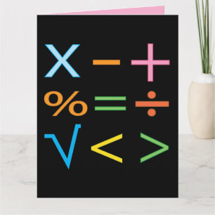 Matematik Math Symbol Math Kort