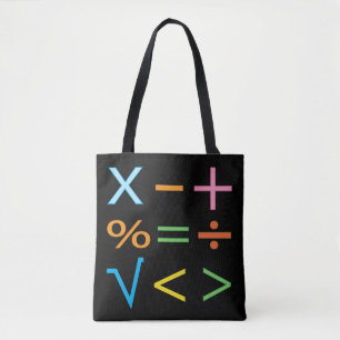 Matematik Math Symbol Math Tygkasse
