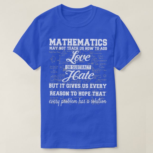 Matematik med coola kanske inte lär oss hur man lä t shirt (Design framsida)