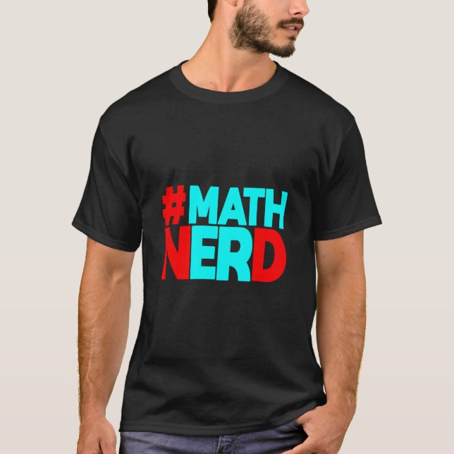 Matematik nörden t shirt (Framsida)