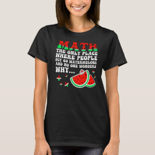 Matematik och matsmältverk för lärare t shirt