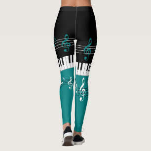 Matematik och svart musik leggings