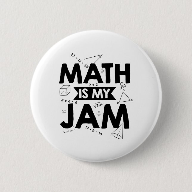 Matematik Ord | Math Teacher Gift Ideas Knapp (Framsida)
