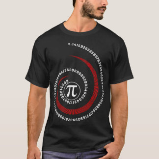 Matematik Pi till många siffror T Shirt