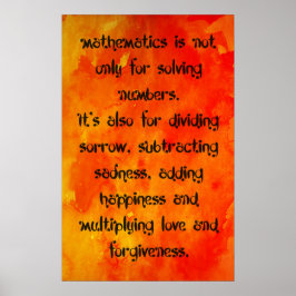 Matematik Poster