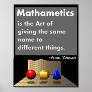 Matematik Poster konst