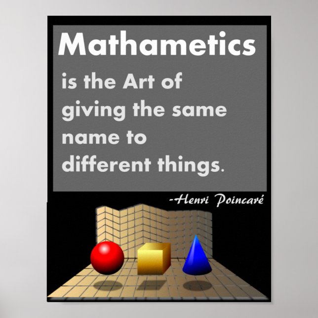 Matematik Poster konst (Framsidan)
