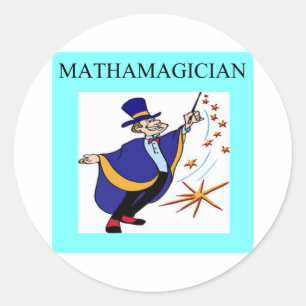 matematik regler runt klistermärke