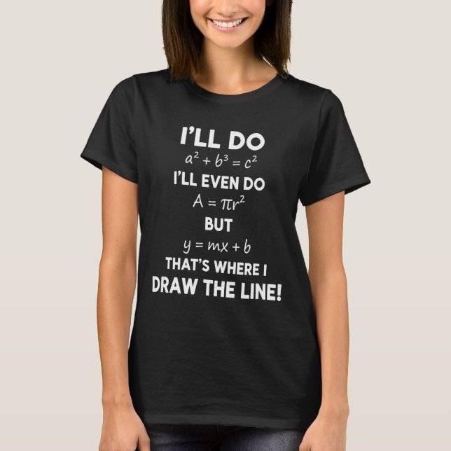 Matematik Rolig Math Humor - Jag Gör Pythagoras, T Shirt (Framsida)