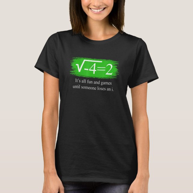 matematik som anger komplexa nummer 1 t shirt (Framsida)