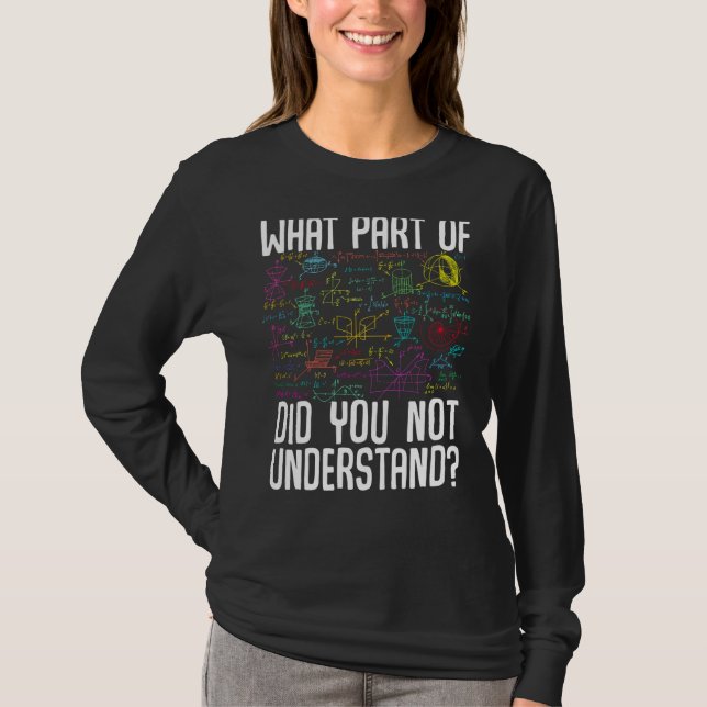 Matematik som du inte förstod t shirt (Framsida)
