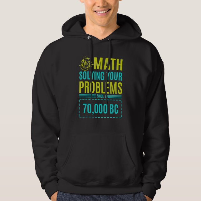 Matematik som löser dina problem sedan BIC 2 Hoodie (Framsida)