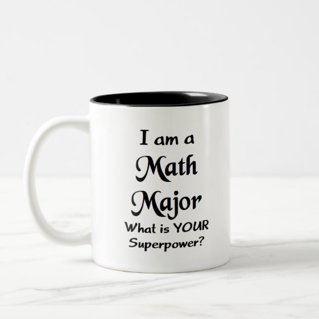 matematik, större Två-Tonad mugg (Vänster)