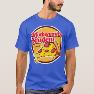 Matematik Student Fueled av Pizza T Shirt