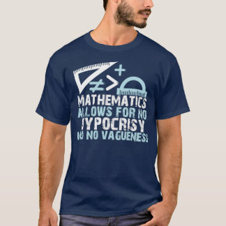 MATEMATIK tillåter ingen HYPOCRIS och ingen Vaguen T Shirt
