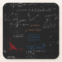 Matematik Underlägg Papper Kvadrat