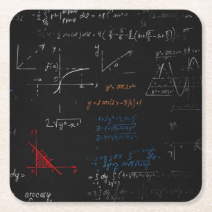 Matematik Underlägg Papper Kvadrat