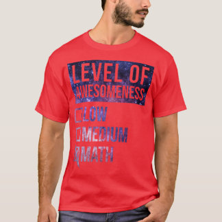 Matematik, underlig konstnivå 1 t shirt