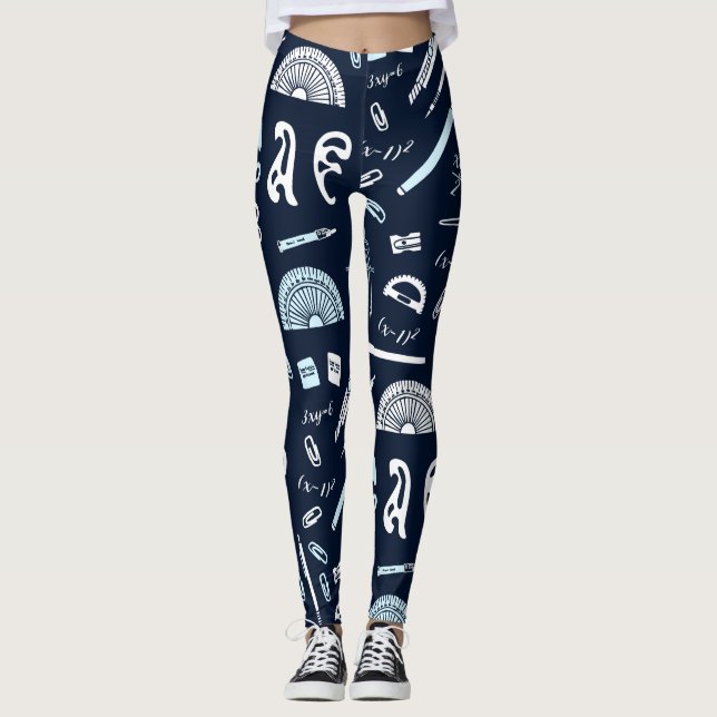 Matematikbaljor Leggings (Framsida)