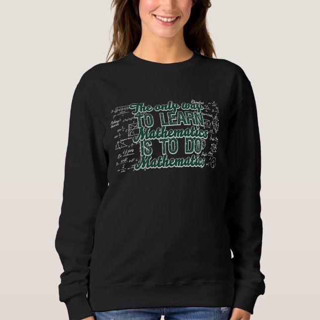 Matematikcitat för mattelärare och elev t shirt (Framsida)